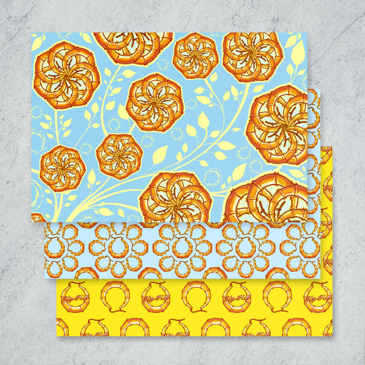 HIP-HOP Wrapping Paper: Bamboo Blossom