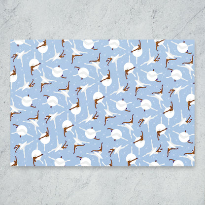 A Winter's Pirouette: Day Wrapping Paper